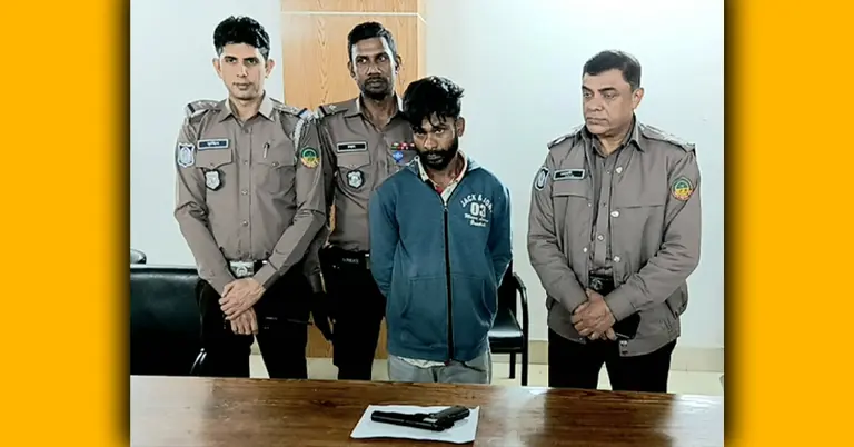 পিস্তলসহ আটক যুবক